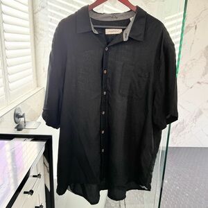 Tommy Bahama Charcoal Casual Button Down Shirt